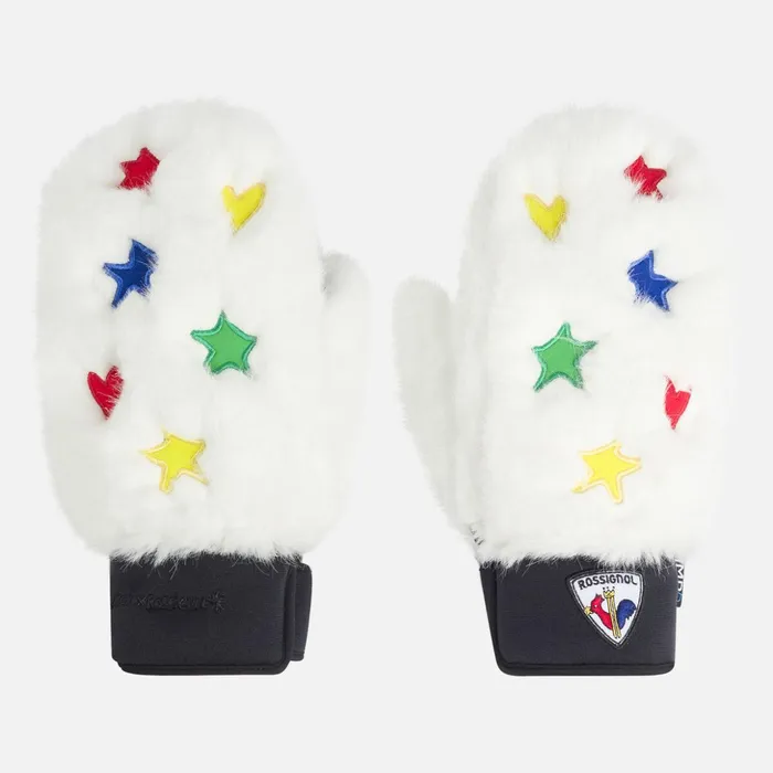 Women Women039s Lunar Waterproof Ski Mittens White100 Rossignol Gloves