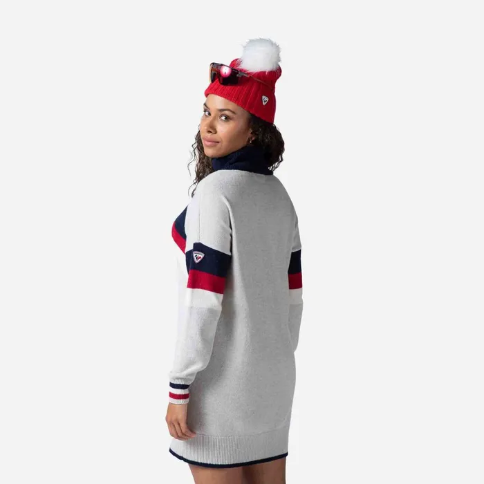 Women Women039s Mountain Knit Dress Fog Rossignol Sweatshirts and Pullovers