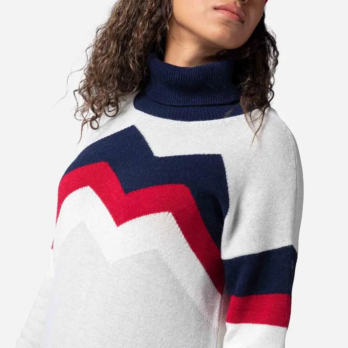 Women Women039s Mountain Knit Dress Fog Rossignol Sweatshirts and Pullovers