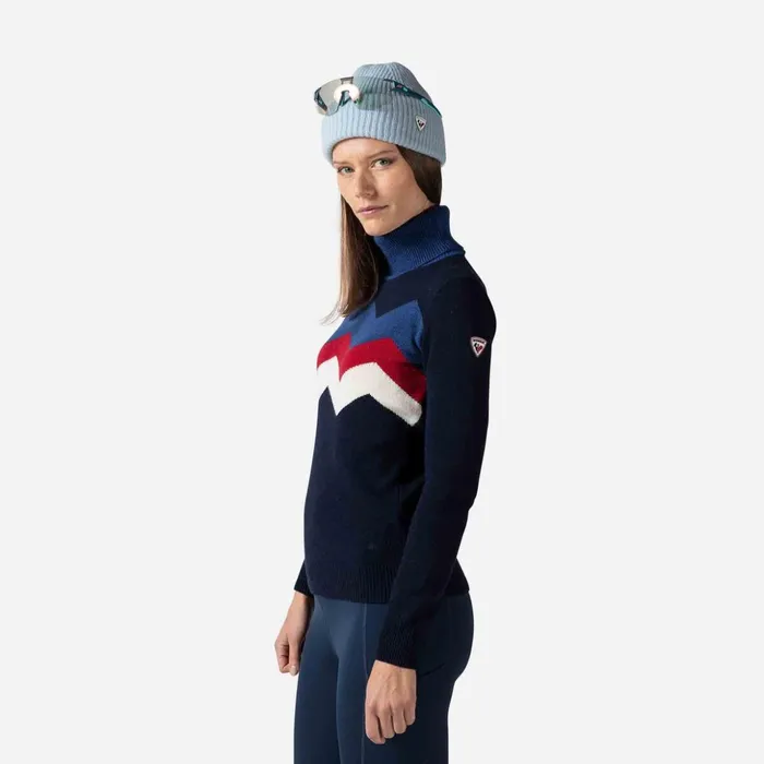 Women Women039s Mountain Turtle Neck Top Darknavy715 Rossignol Sweatshirts and Pullovers