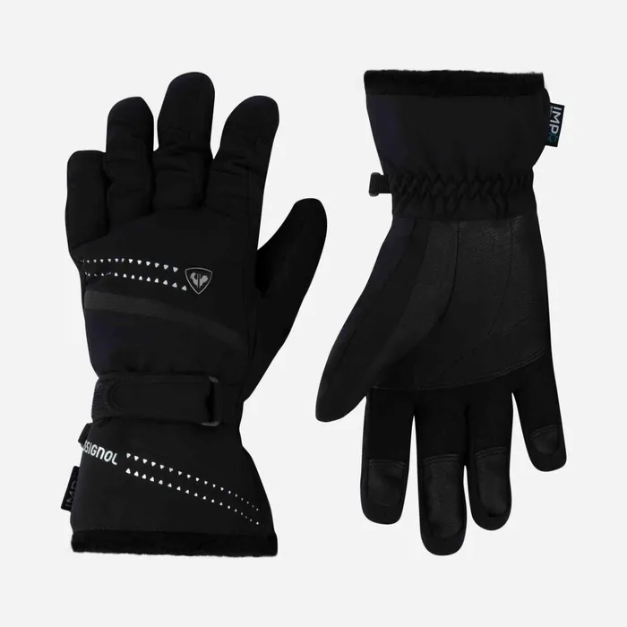 Women Women039s Nova Waterproof Ski Gloves Black200 Rossignol Gloves