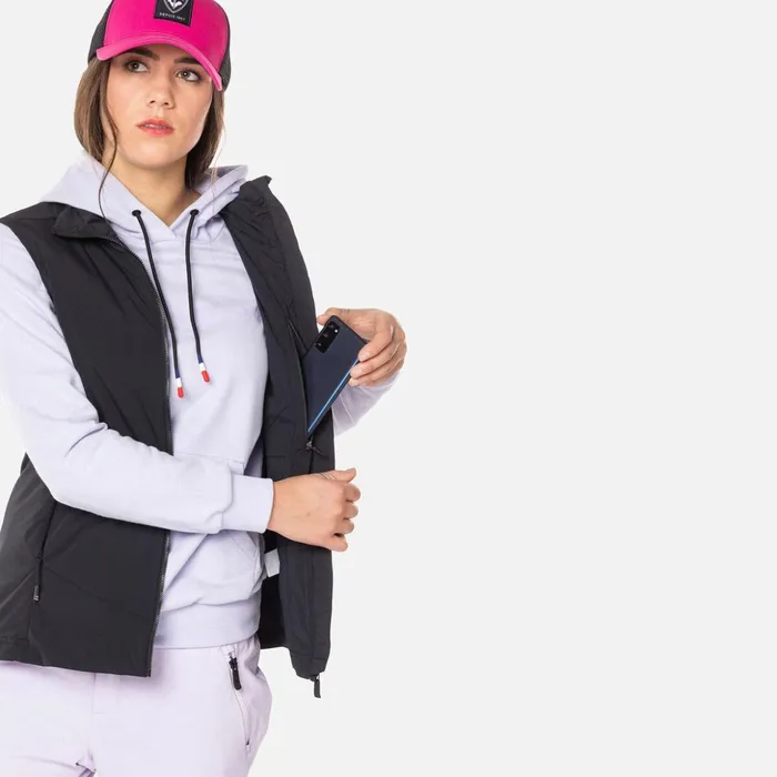 Women Women039s Opside Vest Black200 Rossignol Softshell and Lightweight Jackets