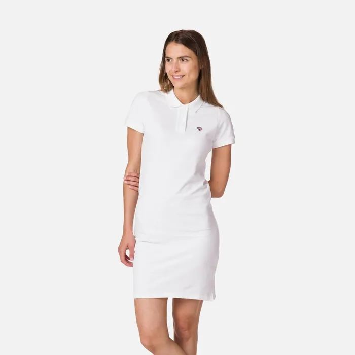 Women Women039s Polo Dress White100 Rossignol Dresses and Skirts