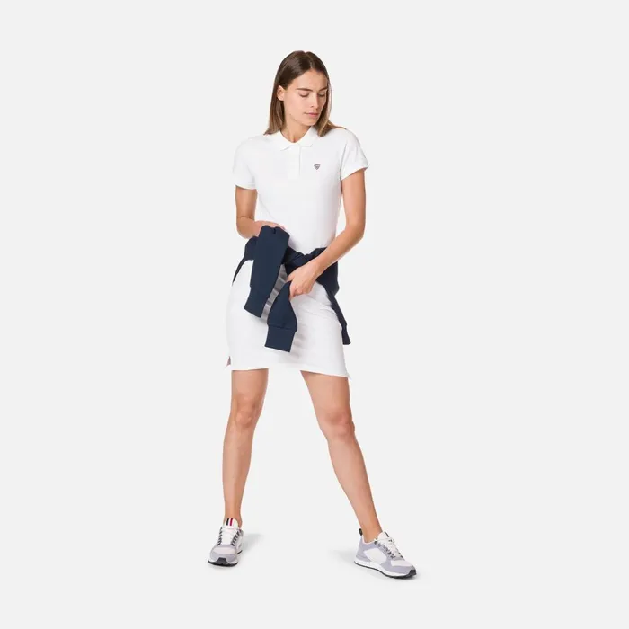 Women Women039s Polo Dress White100 Rossignol Dresses and Skirts