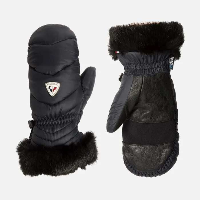 Women Women039s Premium Waterproof Ski Mittens Black200 Rossignol Gloves
