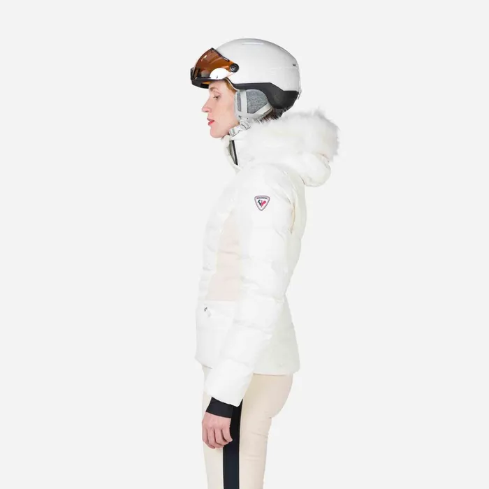 Women Women039s Ruby Merino Down Ski Jacket White100 Rossignol Ski and Snowboard Jackets