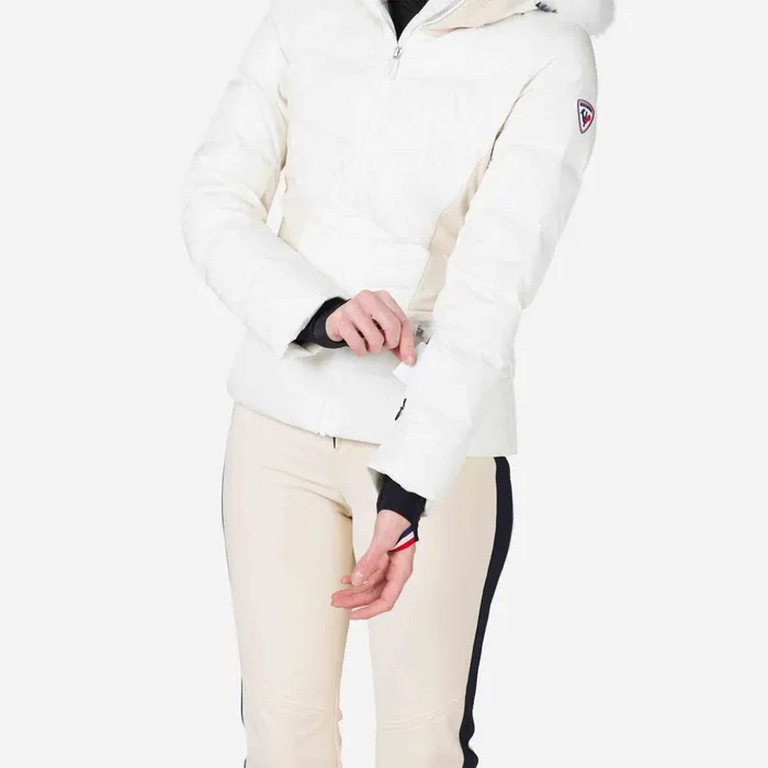 Women Women039s Ruby Merino Down Ski Jacket White100 Rossignol Ski and Snowboard Jackets