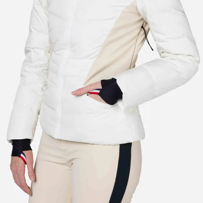 Women Women039s Ruby Merino Down Ski Jacket White100 Rossignol Ski and Snowboard Jackets