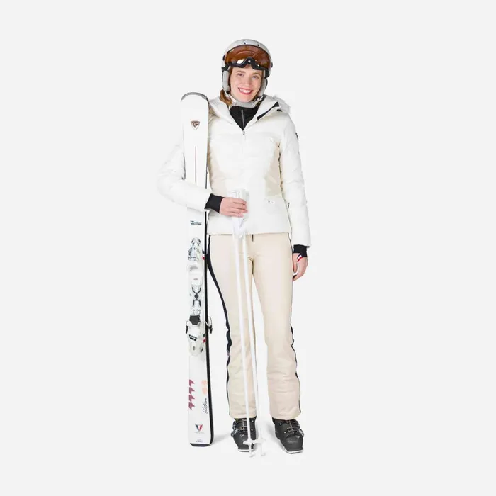 Women Women039s Ruby Merino Down Ski Jacket White100 Rossignol Ski and Snowboard Jackets