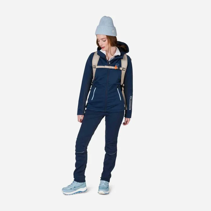 Women Women039s Softshell Hooded Jacket Darknavy715 Rossignol Softshell and Lightweight Jackets