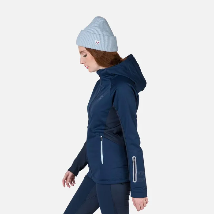 Women Women039s Softshell Hooded Jacket Darknavy715 Rossignol Softshell and Lightweight Jackets