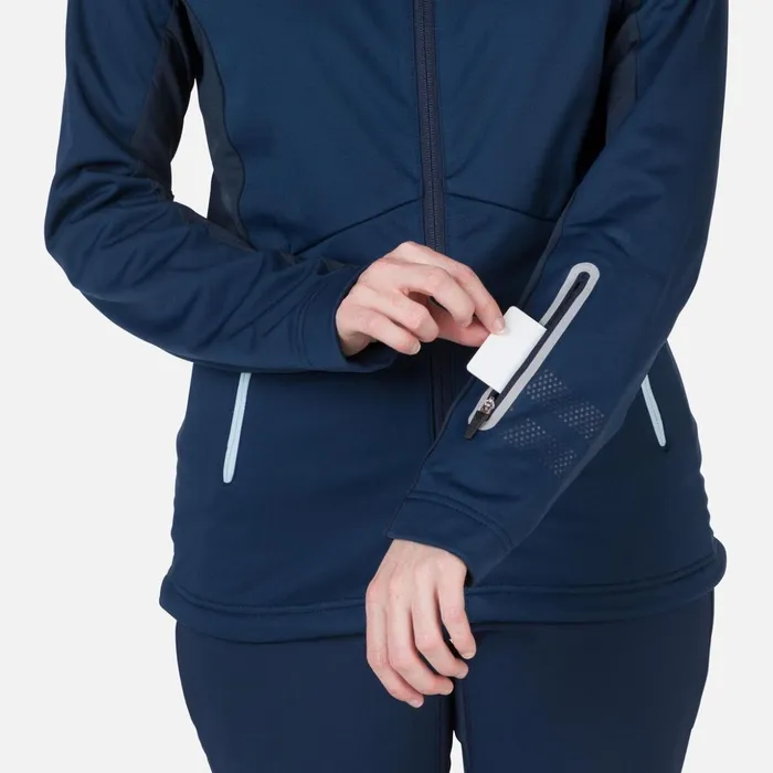 Women Women039s Softshell Hooded Jacket Darknavy715 Rossignol Softshell and Lightweight Jackets