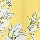 Yellow and White Floral Surplice Swing Dress Dresses Unique Vintage Pocket Dresses