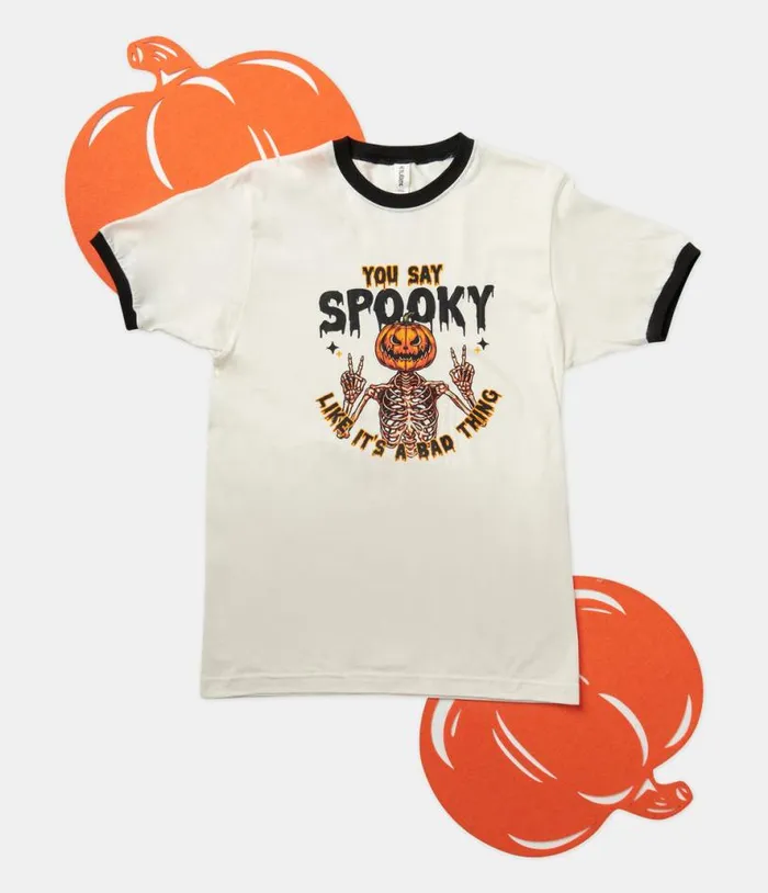 You Say Spooky Unisex Graphic Tee ClothingHalloween Unique Vintage Graphic Tees You Say Spooky Unisex Graphic Tee ClothingHalloween Unique Vintage Graphic Tees